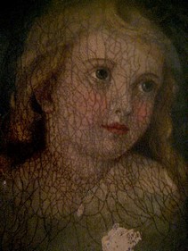 Portrait of Girl Before Restoration