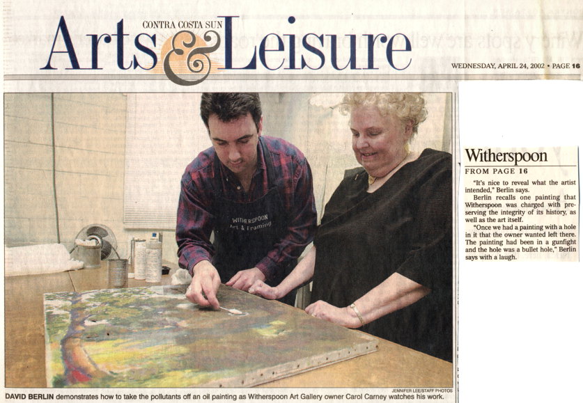 David at Witherspoon Gallery